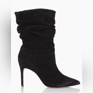 Schutz Ashlee Suede Leather Bootie